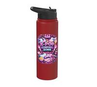K-Pop Comfort Zone Korean Pop Music Relax Chill Stainless Steel Insulated Water Bottle