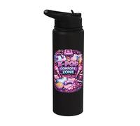 K-Pop Comfort Zone Korean Pop Music Relax Chill Stainless Steel Insulated Water Bottle