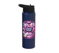 K-Pop Comfort Zone Korean Pop Music Relax Chill Stainless Steel Insulated Water Bottle