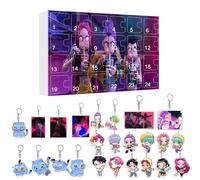 K-pop D-Demon H-Hunters Advent Calendars 2025, 24 Days Countdown Demon Hunters Calendar with 24 Keychain Toys, Halloween & Christmas Decorations Advent Calendar for Kids, Teens & Adults Gifts