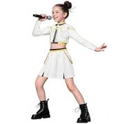 K Pop D-Demon H-Hunters Costume Ru mi Zo ey Cosplay Costume For Kids, Hunters Pop Singers Ru mi Zo ey Idol Stage Role Play Halloween Party Carnival Outfits Halloween Dress Up For Women Girls (6, 150)