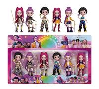 K-Pop D-Demon H-Hunters Figures, Cute Unique Funny Collectible Toy Model Set Anime Merch Statue for H-Hunters Fans, Christmas, Birthday Gifts (No key fob)