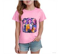 K pop D-Demon H-Hunters T-Shirt Girls Kids Vintage Y2k Shirt K Pop Demon Hunters Merch H-Huntr H-Huntrix X Hip Hop Streetwear Oversized Fashion Top Graphic T-Shirt for Kids Girls Boys