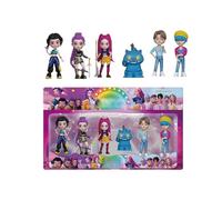 K-Pop D-Demon H-Hunters Toys Figures, 6PCS Cute H-Huntr/X Collectible Figurine Toy Set for KKPop H-Hunters Fans Merch Christmas Birthday Gifts for Kids Boys Girls, Desktop Decorations (A1)