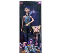 K-pop D-Demon Hunters Dolls Rumi/Mira/Zoey Merch Doll Figurine Singer Theme Collectible Display Model Toy Desktop Ornaments Christmas Birthday Gifts for Hunters Fans Kids(Zoey)