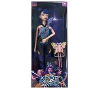 K-pop D-Demon Hunters Dolls Rumi/Mira/Zoey Merch Doll Figurine Singer Theme Collectible Display Model Toy Desktop Ornaments Christmas Birthday Gifts for Hunters Fans Kids(Zoey) (Color-D 1pc)