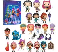 K-POP De-mon H-Hunters Advent Calendar 2025, 24 Days Christmas Advent Calendar with 24 Keyring Toys Gifts, 2D Xmas Ornaments, Christmas Decorations for Kids Adults Teens