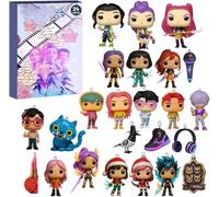 K Pop Deivel Hunters Advent Calendar, 24 Days of Surprises Countdown Calendars, Includes 24 3D Collectible Dolls Mini Figures Toys Keyring Ornaments, Christmas Decorations Gifts for Kids Adults (B1)