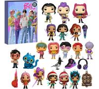 K Pop Deivel Hunters Advent Calendar, 24 Days of Surprises Countdown Calendars, Includes 24 3D Collectible Dolls Mini Figures Toys Keyring Ornaments, Christmas Decorations Gifts for Kids Adults (C1)