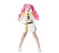 K Pop Demon Costume Rumi Mira and Zoey Anime Stage Cosplay Costume for Girls - Pop Singer Role Play Performance Halloween Outfit for Kids Festival Birthday Gift 120