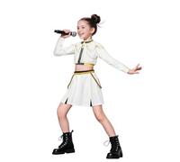 K Pop Demon Costume Rumi Mira and Zoey Anime Stage Cosplay Costume for Girls - Pop Singer Role Play Performance Halloween Outfit for Kids Festival Birthday Gift 100