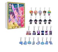 K-Pop Demon Hunter Advent Calendar, 24-Piece Acrylic Calendar Keychains, Rumi/Mira/Zoey/Jinu, Saja Boys Keychain, Halloween Christmas Calendar for K-Pop Fans(A13, One Size)