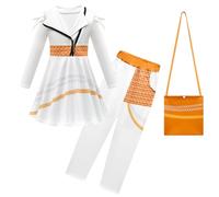 K Pop Demon Hunter Halloween Costume Cosplay Party Carnival Rumi Mira Zoey Role Play Demon Hunters Outfits Dress +Pants+Bags Halloween Party Cosplays Full Set For Women Girls