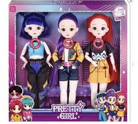 K-Pop Demon Hunter Singing Dolls, Musical Theme Song Feature, 3 Fashion Dolls Set