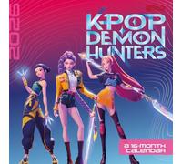 K-POP Demon Hunters 2026 16-Month 30x30cm Square Calendar, Officially Licensed by Pyramid International, K-Pop Wall Calendar Featuring Stunning Artwork and Monthly Layouts