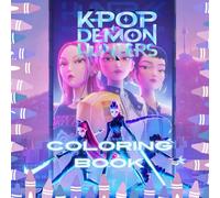 K-pop Demon Hunters: A Cute kids Coloring book for Children: Sketchbook for ages 7-25: Immerse in Intensely Beautiful, Elaborate, and Visual Scenes from the Movie to Relieve Stress