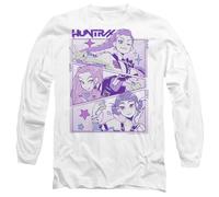 K-Pop Demon Hunters - Anime Huntrix Huntr/X Unisex Long Sleeve T Shirt, White, Small