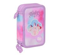 K-POP Demon Hunters - ARTIST - School Pencil Case with 37 Tools Included, Children's Case, Ideal for Children from 5 to 14 Years, Comfortable and Versatile, Resistance, 12.5 x 5.5 x 19.5 cm