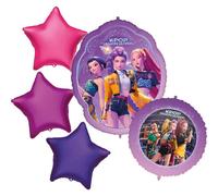K-Pop Demon Hunters Bouquet Foil Balloons 5 Pack