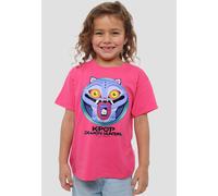 K-Pop Demon Hunters - Cartoon Derpy Save The Date Kids T Shirt, White Netflix Pink 9-11 Years