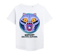 K-Pop Demon Hunters - Cartoon Derpy Save The Date Ladies Fashion T Shirt, White, XX-Large
