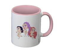 K-Pop Demon Hunters Chibi Huntr/x Mug White/pink (One Size)