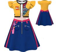 K Pop Demon Hunters Cosplay Costume For Kids,Rumi Zoey Hunters Pop Singers Rumi Zoey Idol Stage Role Play Demon Hunters Outfits Halloween Dress Up For Girls