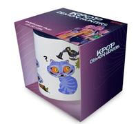 K-pop Demon Hunters (Derpy Coloured Inner Mug, 315ml / 11oz Ceramic Cup, Officially Licensed Product, Cute K-Pop Drinkware Gift for Fans & Collectors, White