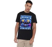 K-Pop Demon Hunters - Derpy Tiger Bootleg Unisex T Shirt, Black, XX-Large