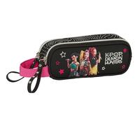 K-POP Demon Hunters - ENERGY - Double Child's Pencil Case, Ideal for School Age Children, Comfortable and Versatile, Resistance, 21 x 6 x 8 cm