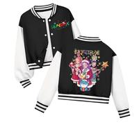 K pop Demon Hunters Girls Boys Baseball Jacket Oversized Sweatshirts Anime Graphic Bomber Jacket Streetwear for School Students Hoodies Y2k Pullover