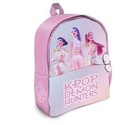 K-Pop Demon Hunters Golden Junior Backpack - Official Licensed Kids School Bag - Lightweight Bookbag with Adjustable Padded Straps, Spacious Main Compartment for Books, Travel & Everyday Use