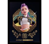 K-Pop Demon Hunters (Golden Rumi) Collector Print 45cm X 35cm, Official Licensed Collector Print, Framed Wall Art Decor, Home Display, Bedroom Office Decor, Fan Gift Merchandise