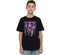 K-Pop Demon Hunters - Huntrix Huntr/X Golden Trio Pose Kids T Shirt, Black, 7-8