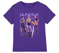 K-Pop Demon Hunters - Huntrix Huntr/X Golden Trio Pose Kids T Shirt, Purple, 5-6