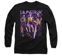 K-Pop Demon Hunters - Huntrix Huntr/X Golden Trio Pose Unisex Long Sleeve T Shirt, Black, Medium