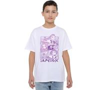 K-Pop Demon Hunters - Huntrix Huntr/X Manga Panels Trio Kids T Shirt, White, 5-6
