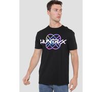 K-Pop Demon Hunters - Huntrix Huntr/X Pastel Logo T-Shirt, Purple Netflix Black M