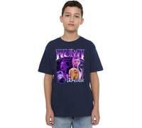 K-Pop Demon Hunters - Huntrix Huntr/X Rumi Bootleg Kids T Shirt, Navy, 7-8