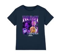 K-Pop Demon Hunters - Huntrix Huntr/X Rumi Bootleg Kids T Shirt, Navy, 9-11