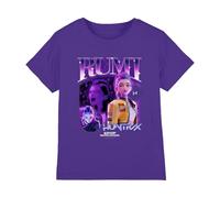 K-Pop Demon Hunters - Huntrix Huntr/X Rumi Bootleg Kids T Shirt, Purple, 7-8