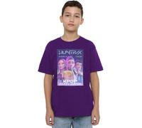 K-Pop Demon Hunters - Huntrix Huntr/X World Tour Billboard Kids T Shirt, Purple, 5-6