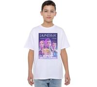 K-Pop Demon Hunters - Huntrix Huntr/X World Tour Billboard Kids T Shirt, White, 9-11