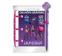 K-Pop Demon Hunters, Huntrix, Notebook with Ballpoint Pen, Notebook, Mini Notebook, Purple, Official Product