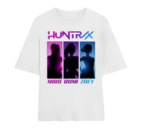 K-Pop Demon Hunters Huntrix Spotlights Ladies Oversized T Shirt, White, X-Large