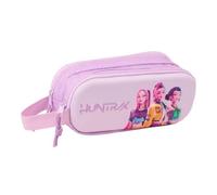 K-POP Demon Hunters - ICONIC - Double 3D Pencil Case, Children's Pencil Case, Ideal for School Age Children, Comfortable and Versatile, Quality and Resistance, 21 x 6 x 8 cm