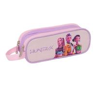 K-POP Demon Hunters - ICONIC - Double Pencil Case for Children, Ideal for School Age Children, Comfortable and Versatile, Resistance, 21 x 6 x 8 cm
