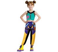 K pop Demon Hunters Idol Group Costumes for Kids, Girls Hunter Star Mira Zoey Mira Print Stage Costume 2PCS/3PCS Performance Outfits for Halloween Cosplay