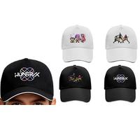 K Pop Demon Hunters Inspired Hat: Anime Pattern White