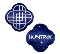 K Pop Demon Hunters Officially Licensed Shaped Cushion Pillow | Huntrix Flashing Design | Glow In The Dark Emblem | Perfect For Bedroom Or Living Room Décor 40 x 40cm